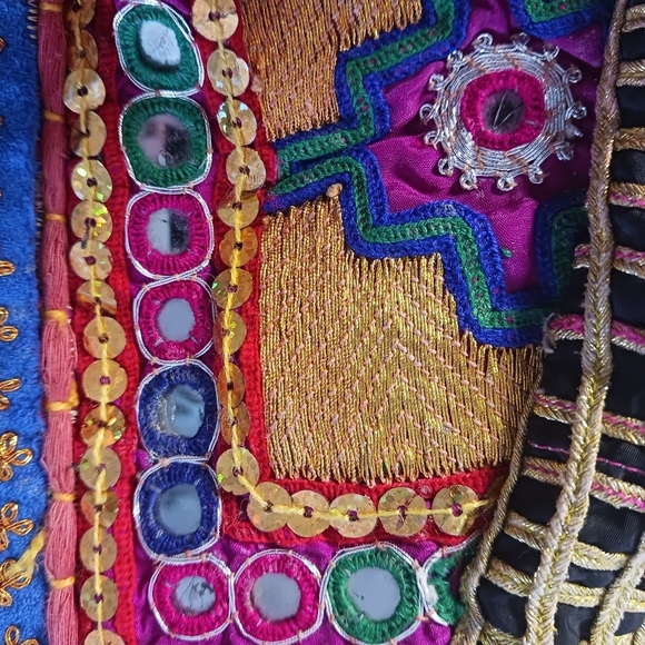 Womens Banjara Handbag Boho Embroidered Colorful Handmade Gypsy Large - Picture 6 of 15